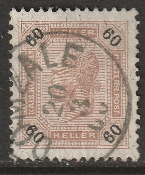 Austria 1899 Sc 82 used Domzale CDS