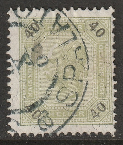 Austria 1899 Sc 80 used Spalato (Split) CDS