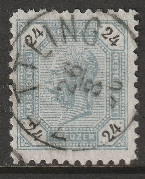 Austria 1891 Sc 67 used Zettling CDS