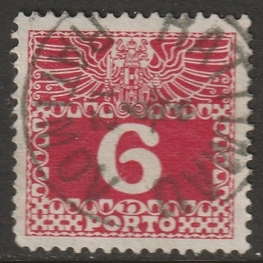 Austria 1910 Sc J37 used Rattimau/Ratimov CDS