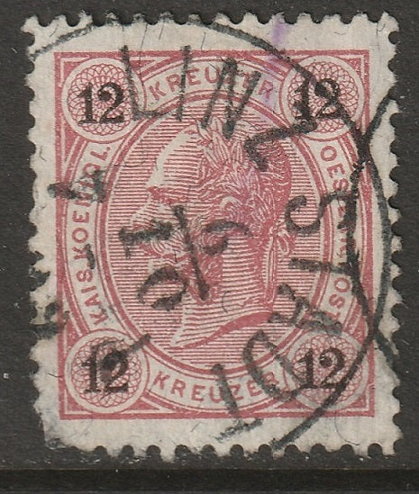 Austria 1890 Sc 56 used Linz Stadt CDS