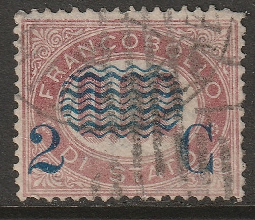 Italy 1878 Sc 37 used