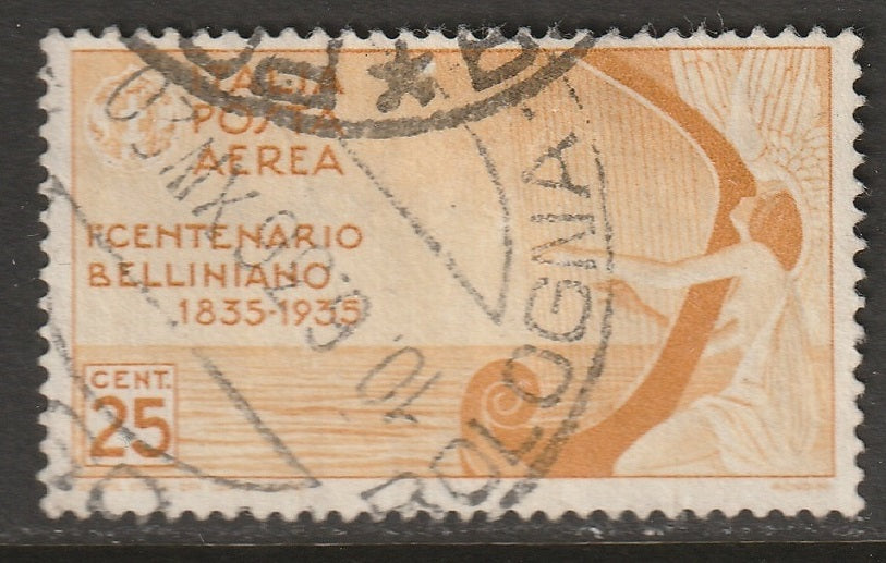 Italy 1935 Sc C79 air post used Bologna CDS