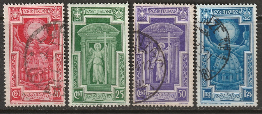 Italy 1933 Sc 310-14 partial set used/MH