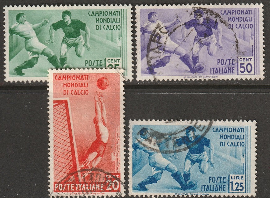 Italy 1934 Sc 324-7 partial set used/MNG