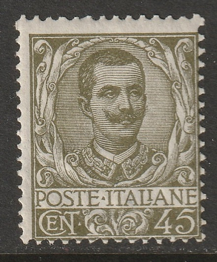 Italy 1901 Sc 84 MNH some crazed gum