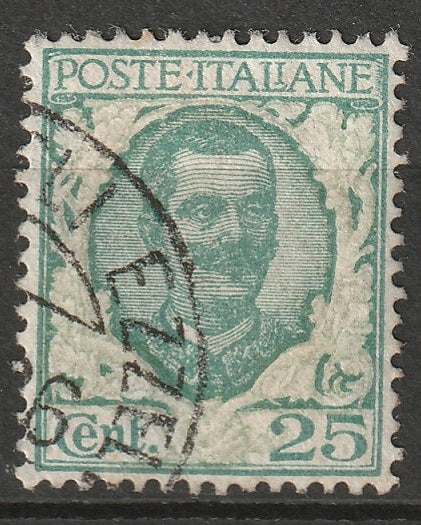 Italy 1926 Sc 82 used lacking ornamention detail variety (Sa 200c)