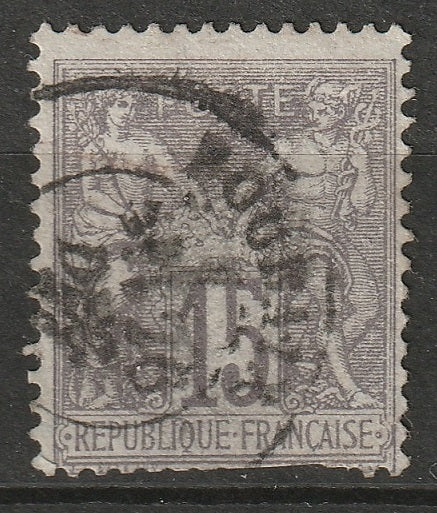 France 1876 Sc 69 used Roubaix CDS type I