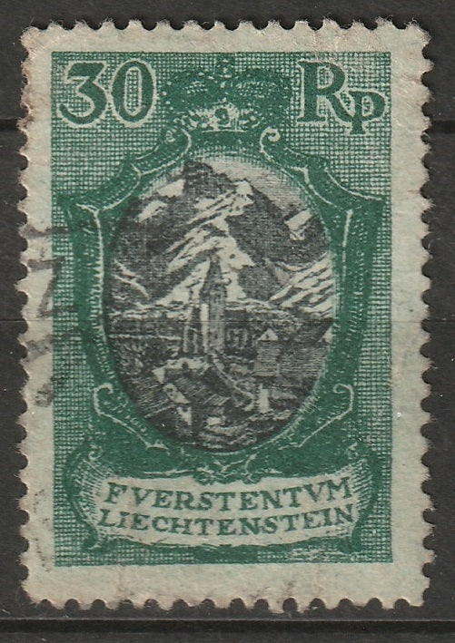 Liechtenstein 1921 Sc 64 used