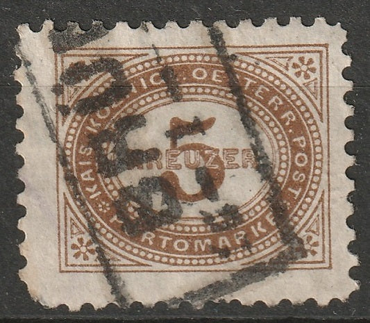 Austria 1894 Sc J4 postage used due Brunn (Brno) cancel