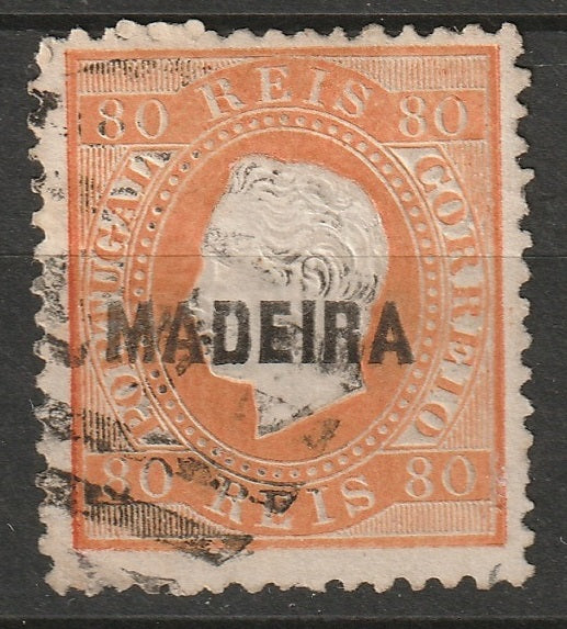 Madeira 1872 Sc 26 used