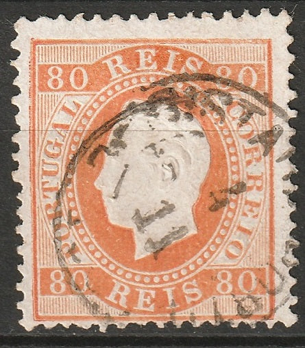 Portugal 1870 Sc 44 used