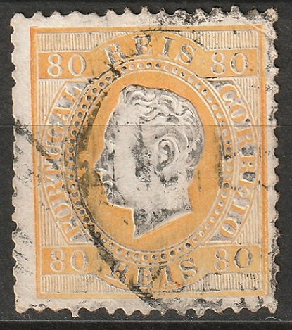 Portugal 1870 Sc 44 used