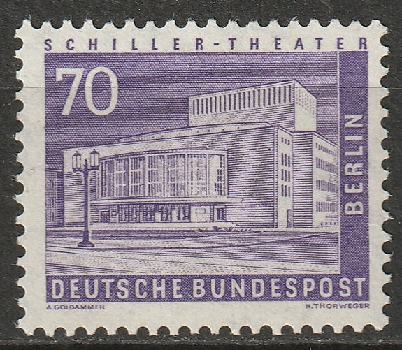 Berlin 1956 Sc 9N134 MNH