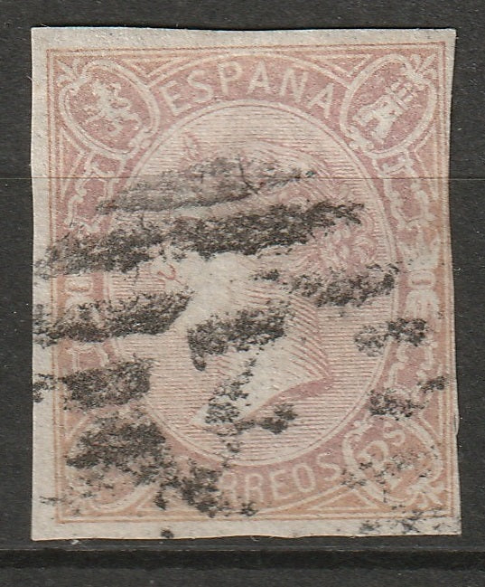 Spain 1865 Sc 72 used