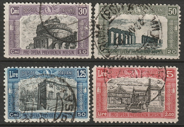 Italy 1928 Sc B30-33 set used