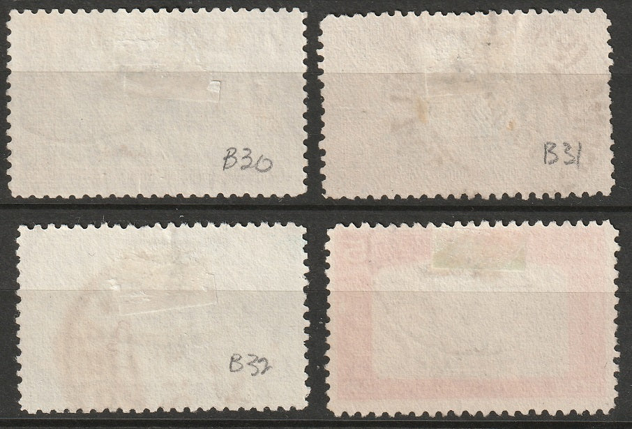 Italy 1928 Sc B30-33 set used