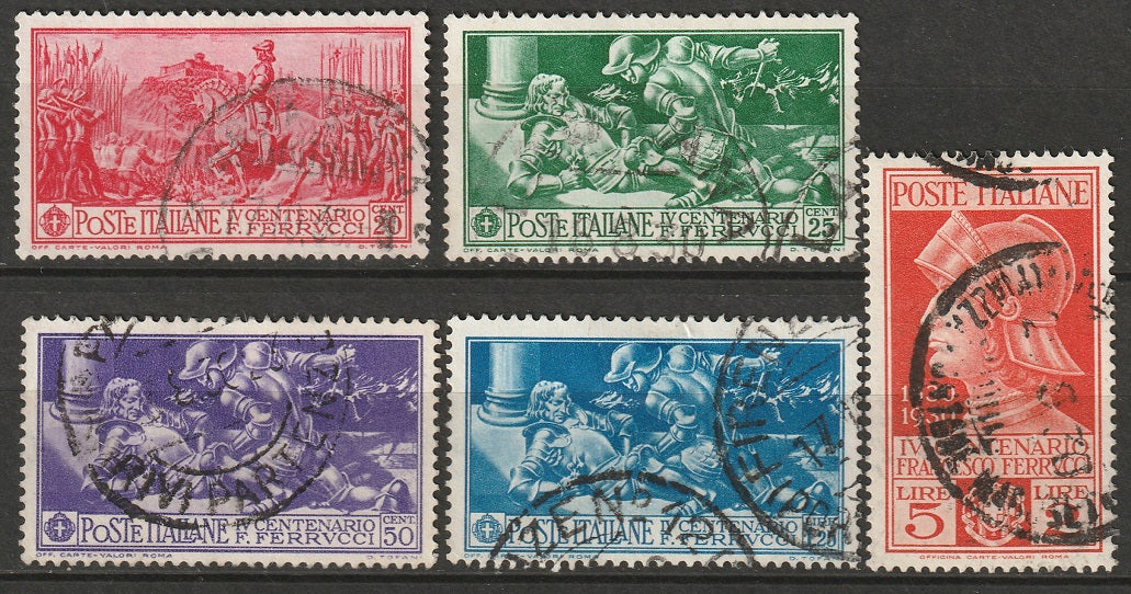 Italy 1930 Sc 242-6 set used