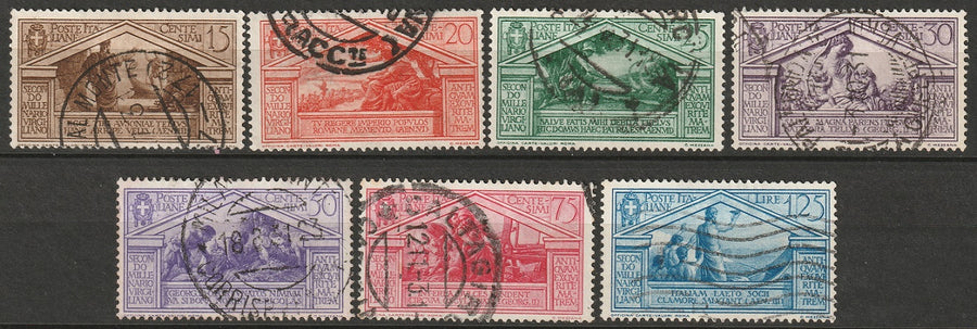 Italy 1930 Sc 248-54 partial set used