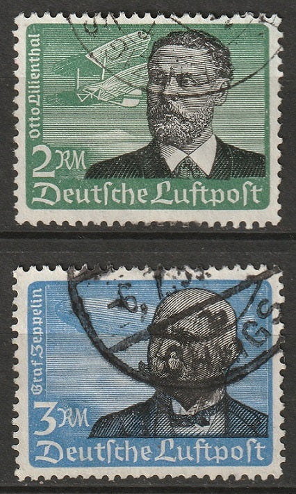 Germany 1934 Sc C55-6 air post used