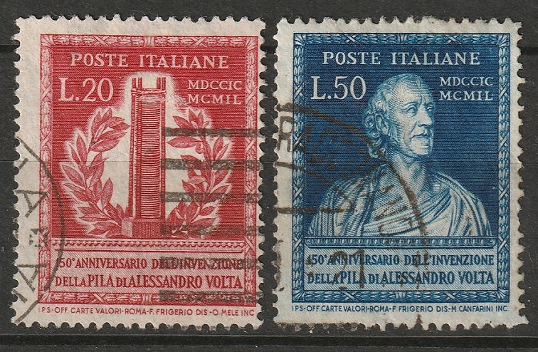 Italy 1949 Sc 526-7 set used