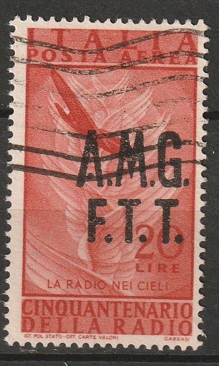Trieste Zone A 1947 Sc C9 air post used