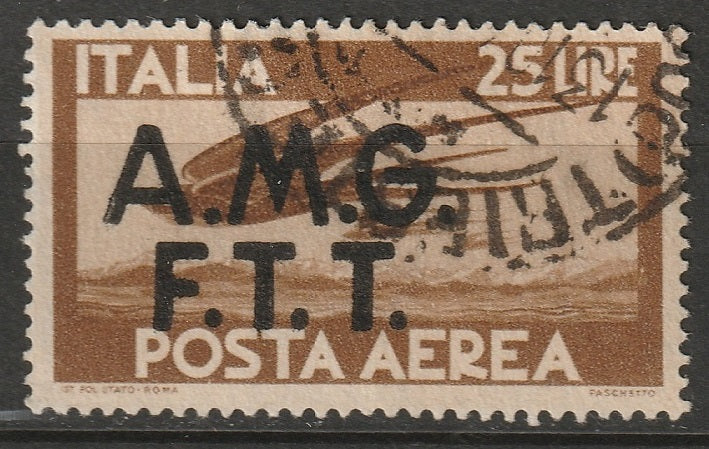 Trieste Zone A 1947 Sc C5 air post used