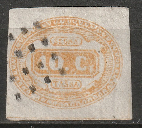 Italy 1863 Sc J1a postage due used orange