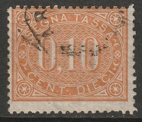 Italy 1869 Sc J2 postage due used