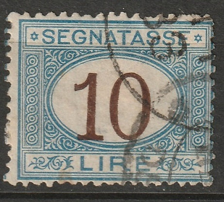 Italy 1874 Sc J19 postage due used