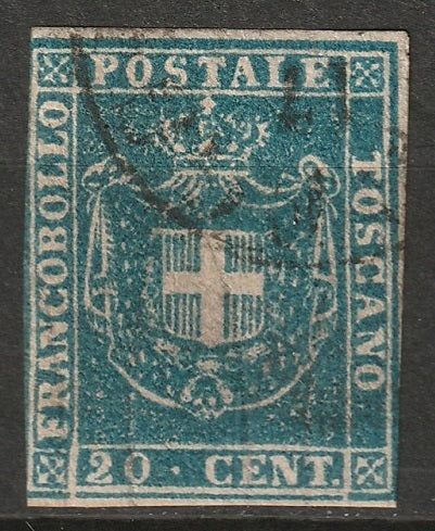 Italy Tuscany 1860 Sc 20 used