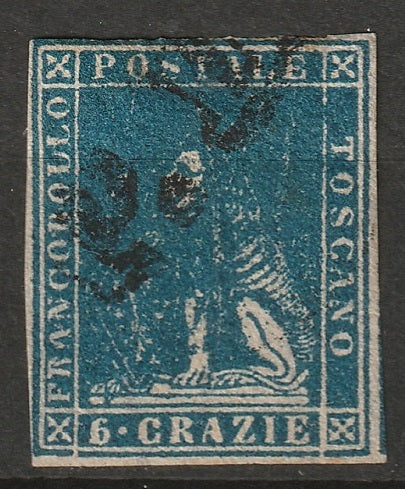 Italy Tuscany 1859 Sc 15 used