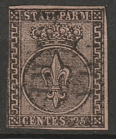 Italy Parma 1852 Sc 4 used