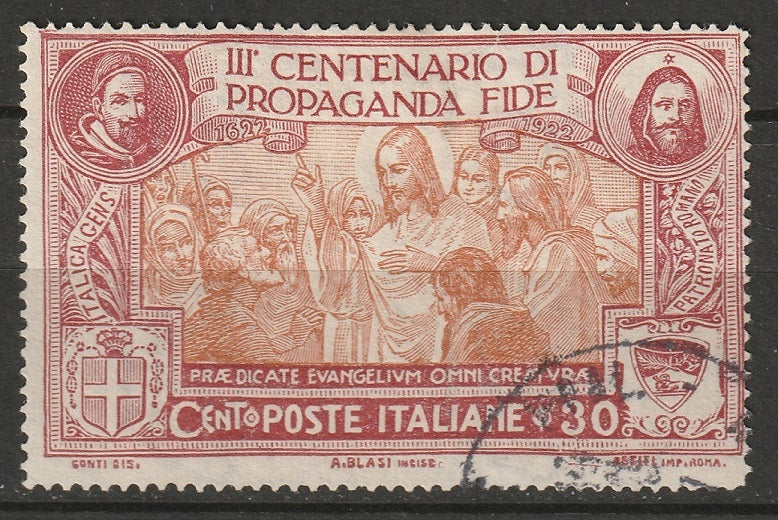 Italy 1923 Sc 144 used