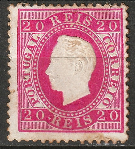 Portugal 1884 Sc 40 MNG toned