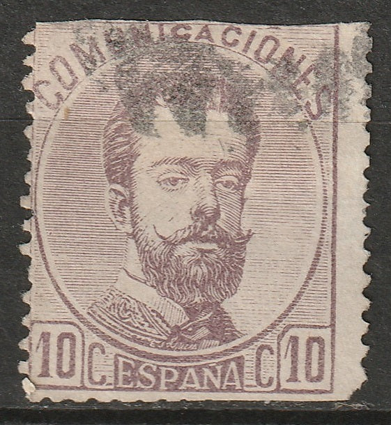 Spain 1872 Sc 180 used trimmed