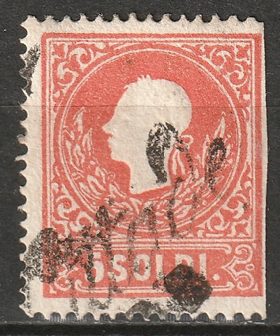 Lombardy Venetia 1858 Sc 10a used type I