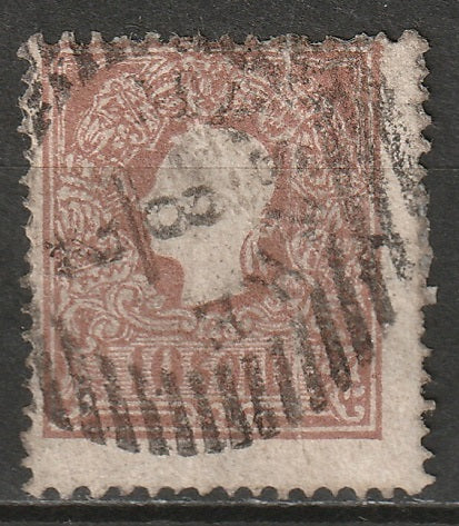 Lombardy Venetia 1858 Sc 11 used type II