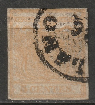 Lombardy Venetia 1850 Sc 1 used Milano CDS