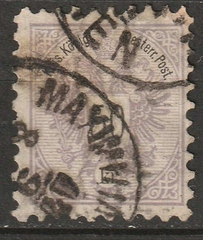 Austria 1883 Sc 46 used