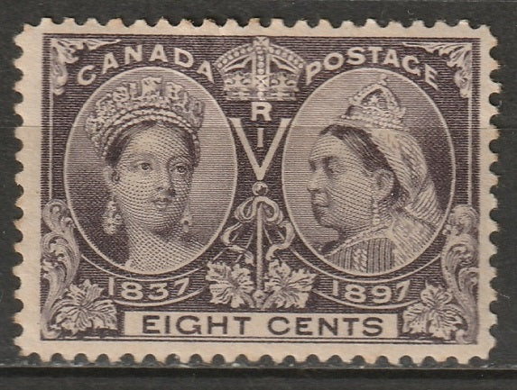 Canada 1897 Sc 56 MH* small thin