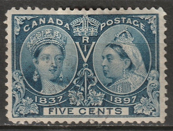 Canada 1897 Sc 54 MH* some disturbed gum