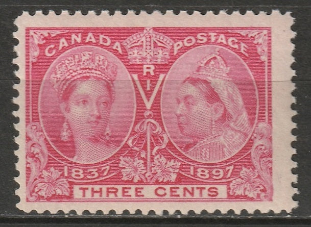 Canada 1897 Sc 53i MNH** rose minor gum creasing/marks