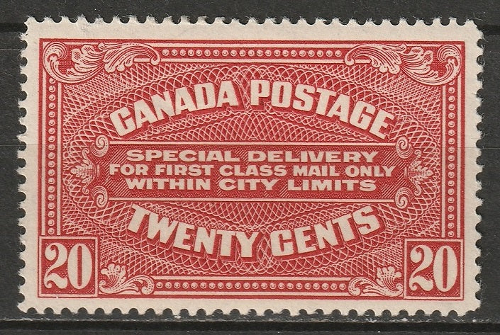 Canada 1922 Sc E2 special delivery MH*