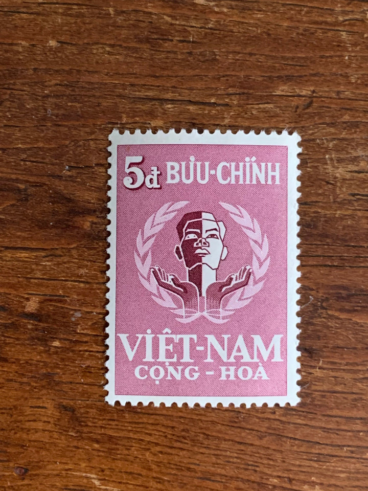 Vietnam - Original Vintage Postage Stamps- 1958 UN Day- for the collector, artist or crafter