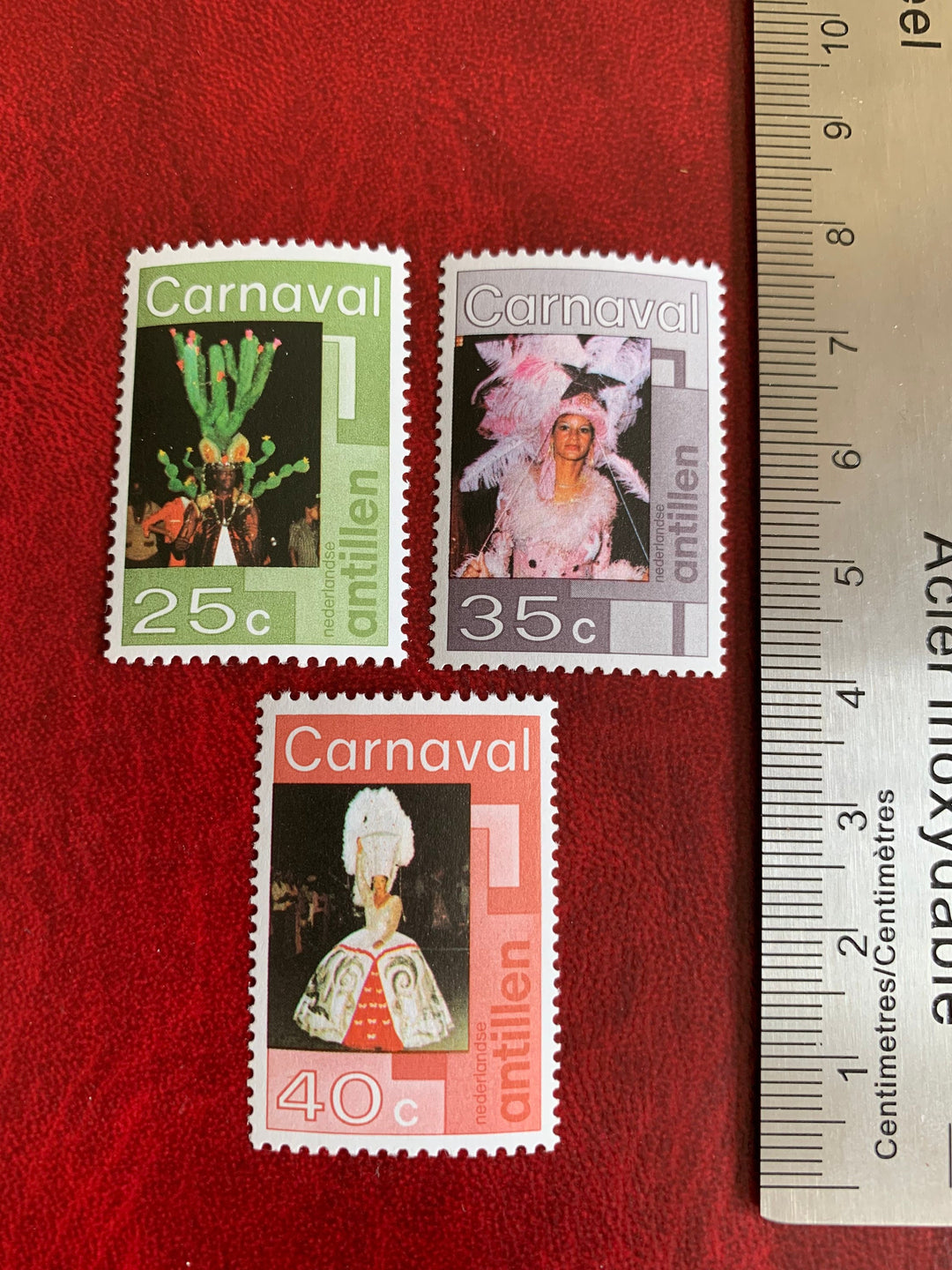 Netherlands Antilles - Original Vintage Postage Stamps- 1977 Carnival