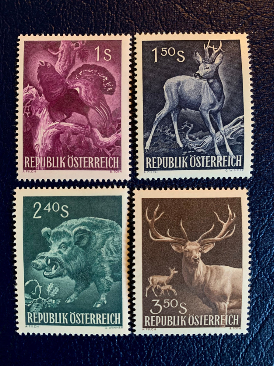 Austria - Original Vintage Postage Stamps - 1959 - Animals