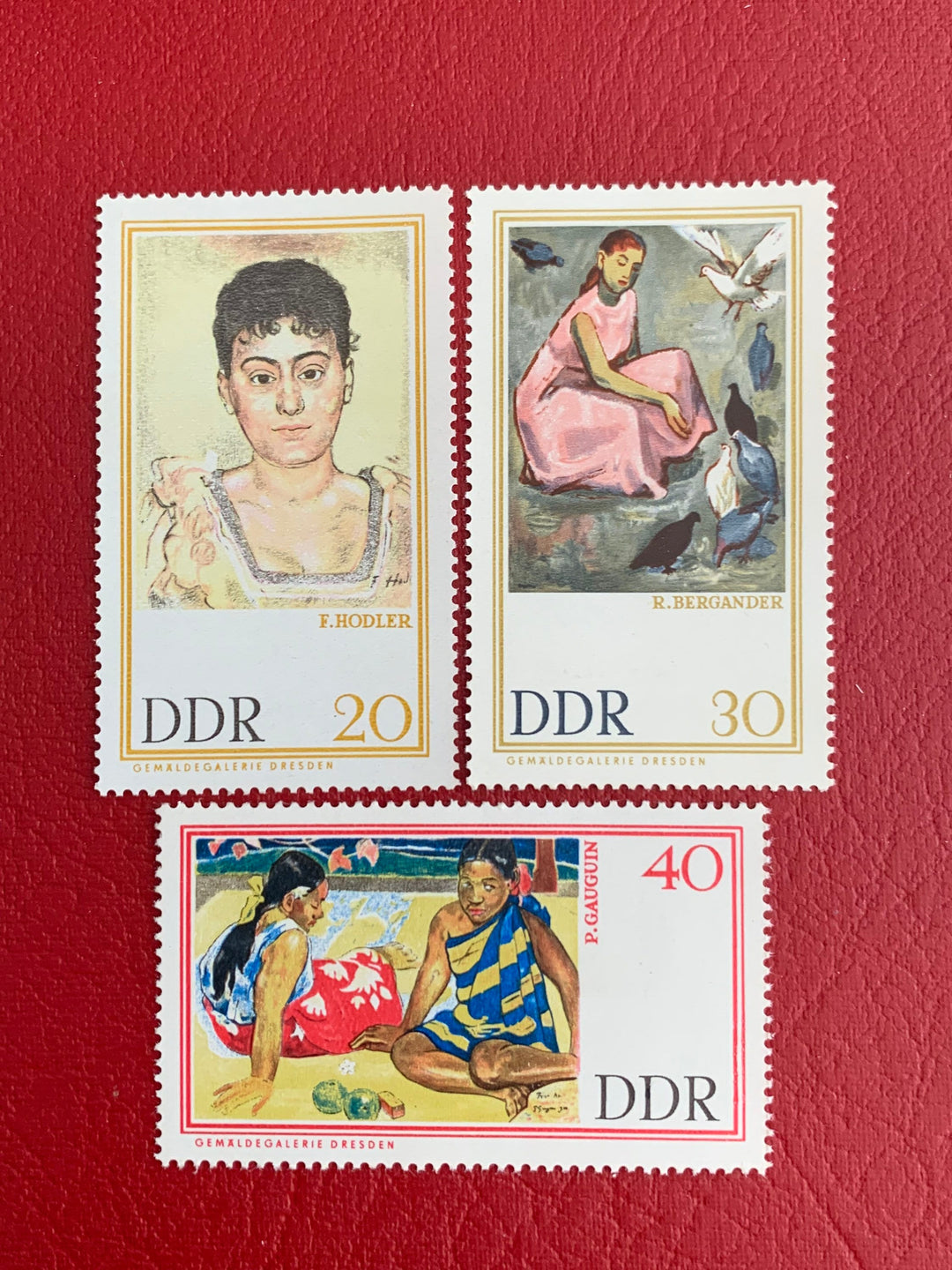 Germany (DDR) - Original Vintage Postage Stamps- 1967 Dresden Gallery Paintings