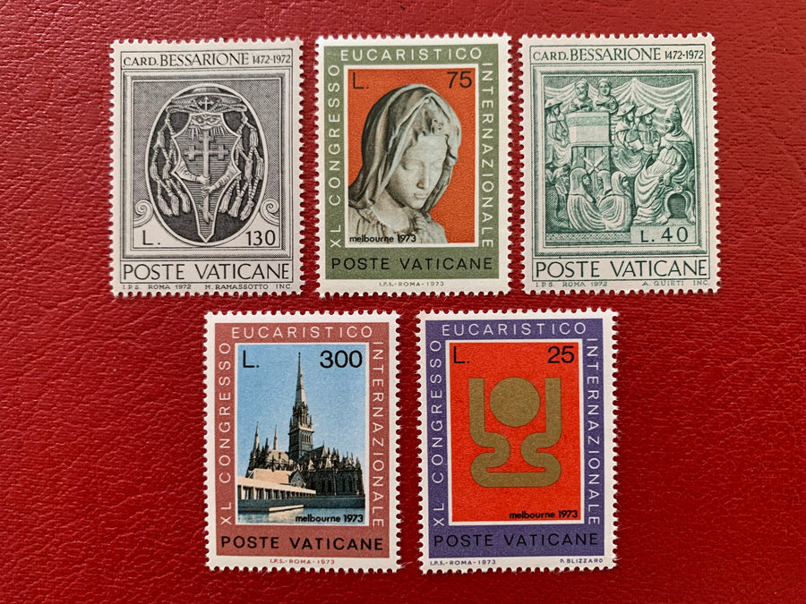 Vatican - Original Vintage Postage Stamps- 1972-73