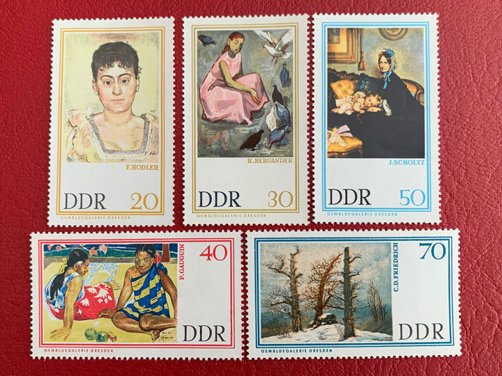 Germany (DDR) - Original Vintage Postage Stamps- 1967 Dresden Gallery Paintings